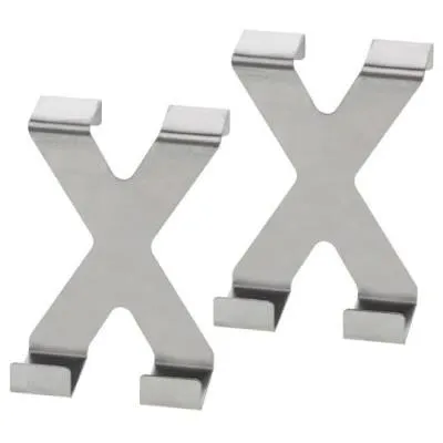 Pack 2 Cabides de Porta Confortime em Aço Riva Office