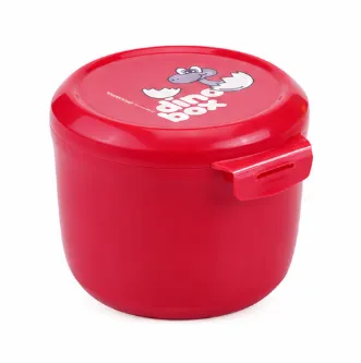 Caixa Saudável para Fruta Dino Tescoma Vermelho 500 ml – Infantil e Prática