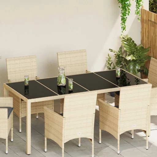 Tampo de Mesa 4 Unid. Preto Vidro