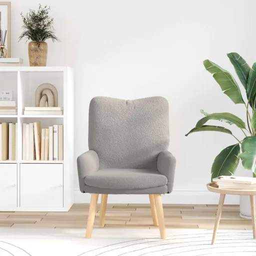 Poltrona Cinzento-Claro 63 x 67 x 94 cm