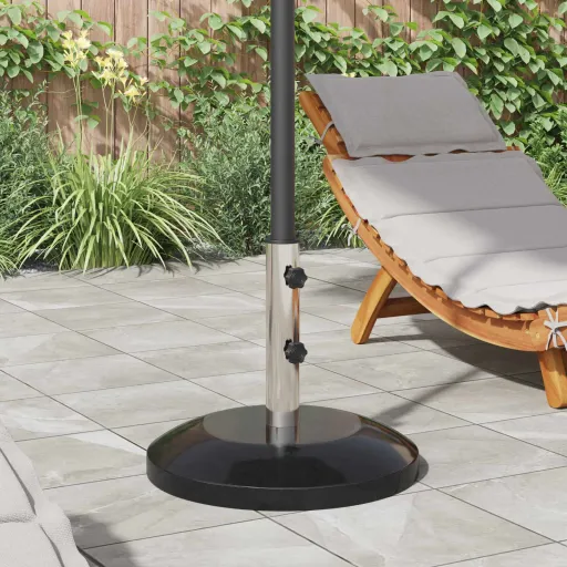 Base para Parasol de 40-50 mm 26.75 kg Preto For 40-50 mm Pole