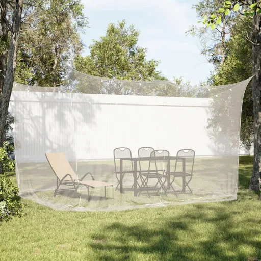 Mosquiteiro para Exterior Malha 220 Branco 300x300x200 cm