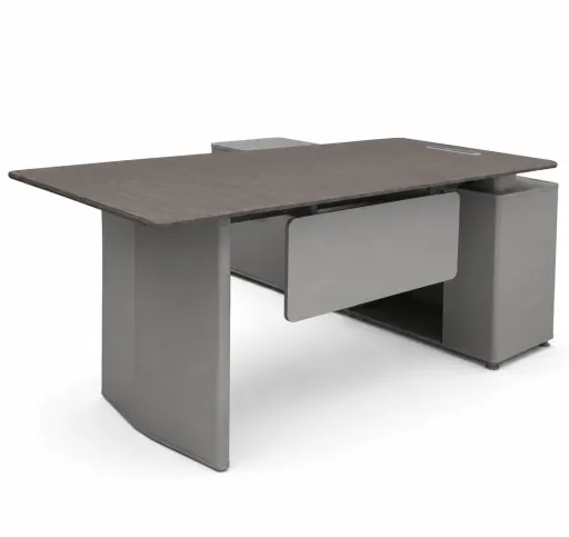 Secretária Executiva Naturline Riva Office 2000x1700cm