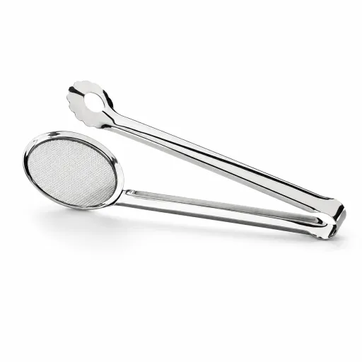 Pinça para Fritos Grandchef Tescoma 10 cm – Aço Inox Profissional