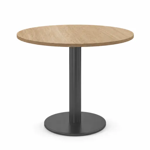 Mesa de Reuniões Redonda Riva 1200×740 mm em Melamina