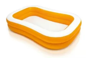 Piscina Insuflável Intex Laranja 229 × 152 × 48 cm 600 L em PVC Resistente