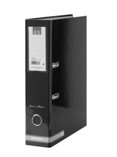 Pasta Arquivo Ancor Lombada Larga Classico Cinza Liso 8103 Classic Stripes
