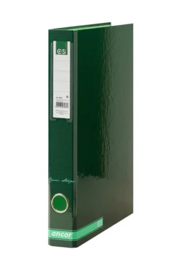 Pasta Arquivo Ancor Lombada Estreita Classico Verde Liso 4105 Classic Stripes