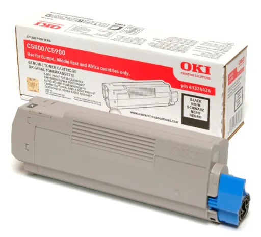 Toner OKI Preto 43324424