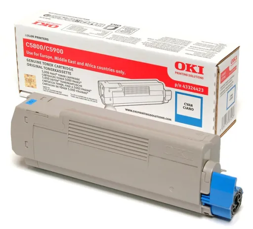 Toner OKI  43324423 Cyan (Azul) C5800/5900/5550mfp