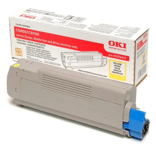 Toner OKI Amarelo 43324421