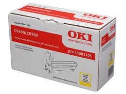 Tambor Impressora OKI Amarelo 43381705