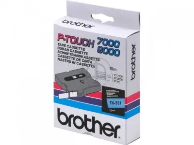 Fitas Brother Laminadas Preto e Azul 12 mm X 15 M