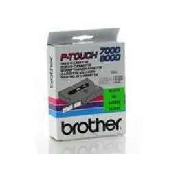 Fitas Brother Laminadas Verde e Preto 18 Mmx15 M