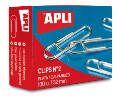 Clips Prateados Nº3 40mm - Organização com Elegância