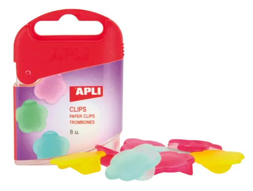 Clips Fantasia Fluorescente – 8 Unidades - Apli 