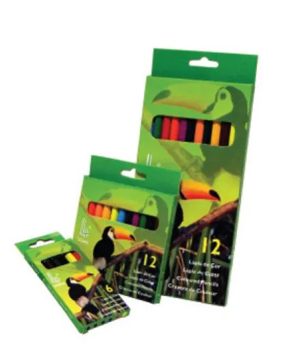 Lápis de Cor 18cm 12 Cores – 4School