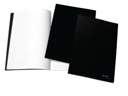 Caderno Pautado Capa Preta A5 – 4School