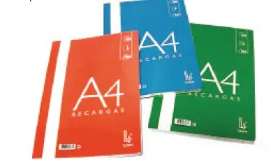 Recarga de Folhas A4 Pautado 100 Fls 100GR – 4School
