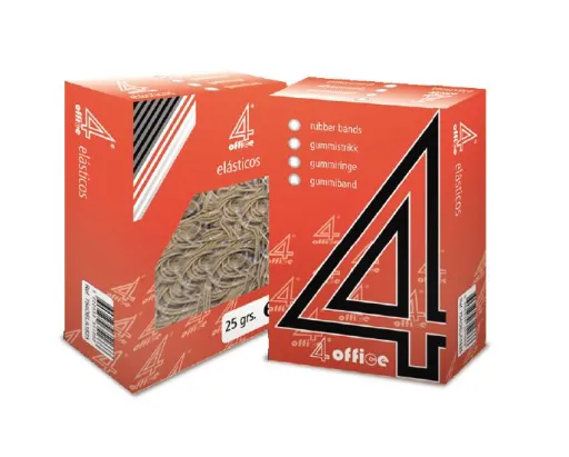 Elásticos em Caixa 25 Grs Nº 18 4Office
