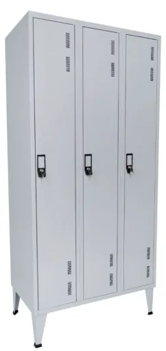 Cacifo Metálico Triplo 3 Portas 1700x900x500mm