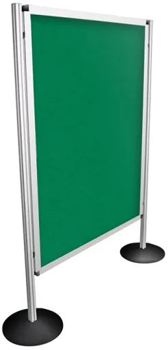 Biombo Modular 120x200cm Tecido Verde - Bi Office