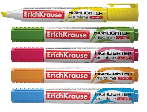 Marcador Fluorescente Visioline V-40 Rosa - ErichKrause