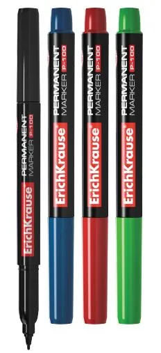 Marcador Permanente P-100 Preto - ErichKrause