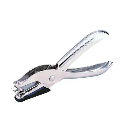 Furador 1 Furo Cromado 12 Folhas - Rapesco 