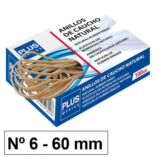 Elásticos Nº6 60mm Caixa com 100gr