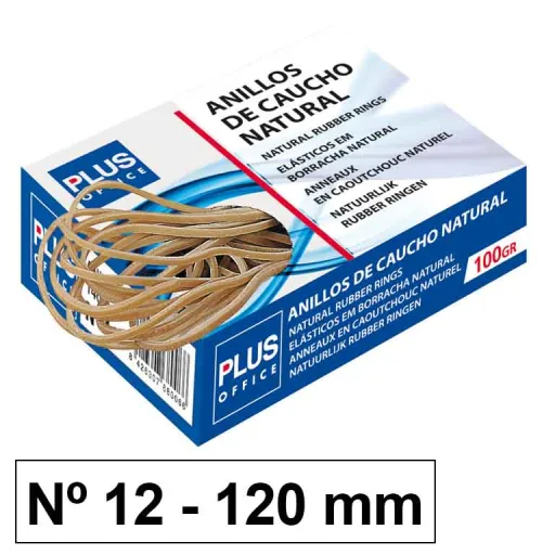 Elásticos Nº12 120mm Caixa com 100gr