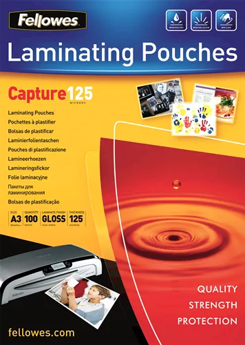 Bolsa Plastificar A4 25Un. 125 Microns Gloss Fellowes