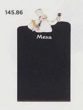 Quadro Preto Menu Restaurante 70x40 cm