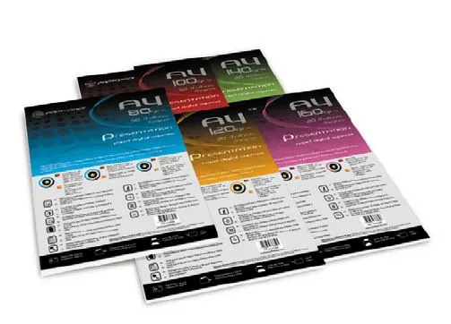 Papel Cor Branco A4 140Grs - 20 Folhas