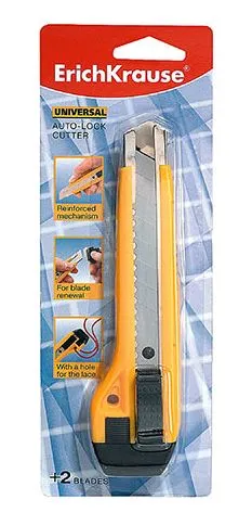 Faca Metálica Universal 18mm com Bloqueador - Qualidade Profissional