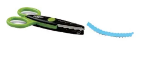 Tesoura Escolar 13 cm Recortes - Faibo