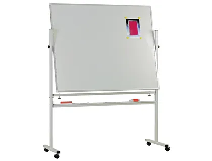 Bi-Office – Quadro Branco Cerâmica 90x120cm com Rodas e Cavalete