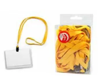 Crachá com Pendurante e Mola Pack 10