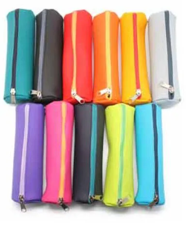 Bolsa Porta-Lápis Redonda – Cores Sortidas
