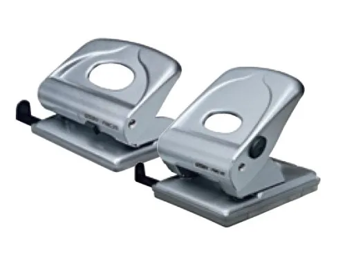 Furador com Régua Rapid FMC 20 Preto 20 Folhas