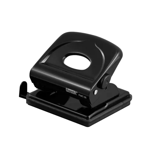 Furador com Régua FMC 25 Preto 25 Folhas - Rapid