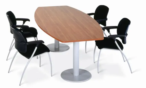 Mesa de Reunião Oval 1900x900x760 mm - Aura