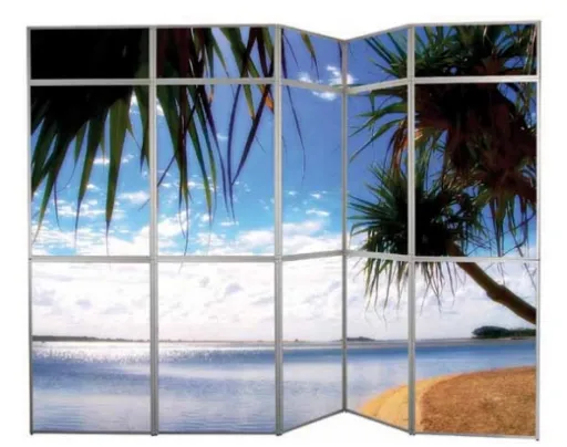 Suportes Expositor P/ Poster Panset 3500x2300mm 3x5