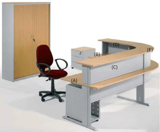 Balcão de Receção Única 1200 – Unica