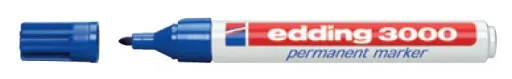Marcador Permanente Edding 3000 Azul –  Edding