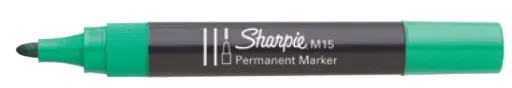 Marcador Permanente Sharpie M15 Verde – Sharpie