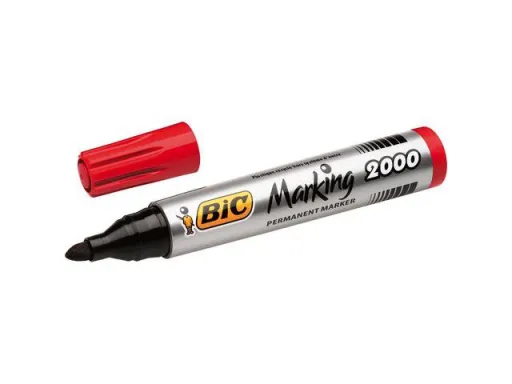 Marcador Permanente Bic 2000 Vermelho – BIC