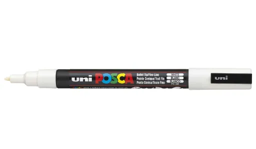 Marcador Uni Posca PC-3M Branco – Uni