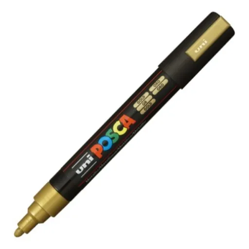 Marcador Uni Posca PC-5M Dourado – Uni