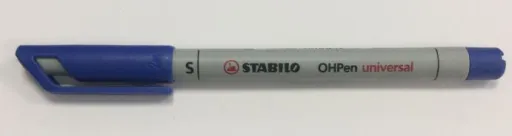 Marcador Permanente Stabilo OHP 0.7 mm Azul – F